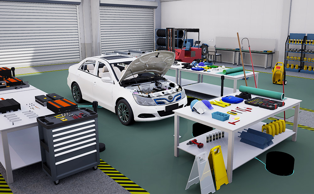 在元宇宙里如何进行新能源汽车教学？